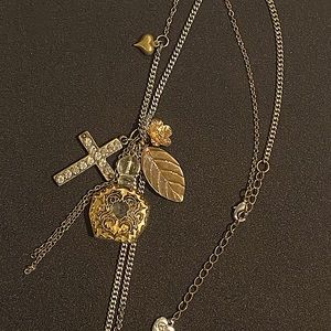 Betsey Johnson Perfume Charm Necklace